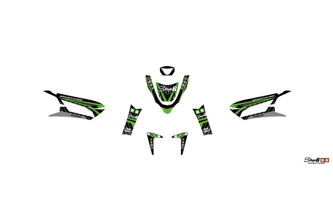 Graphic Kit Peugeot Streetzone Stage6 Green