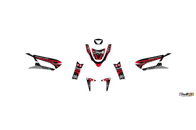 Graphic Kit Peugeot Streetzone Stage6 Red
