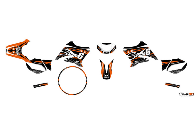 Graphic Kit Yamaha DT 50 Stage6 Orange