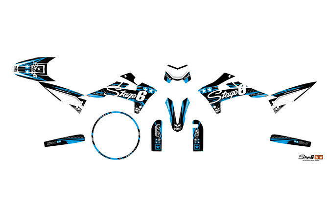 Graphic Kit Fantic XM 50 2017 - 2022 Stage6 Blue