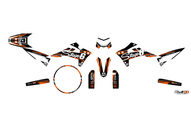 Graphic Kit Fantic XM 50 2017 - 2022 Stage6 Orange