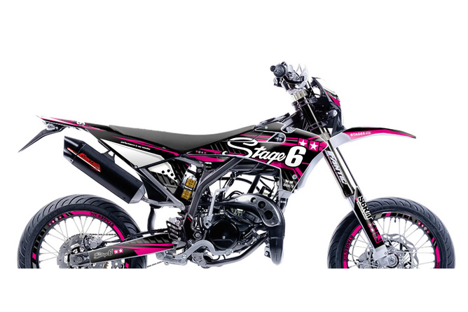 Graphic Kit Fantic XM 50 2017 - 2022 Stage6 Pink