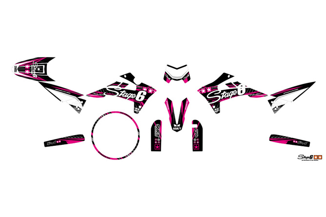 Dekor Kit Fantic XM 50 2017 - 2022 Stage6 Pink