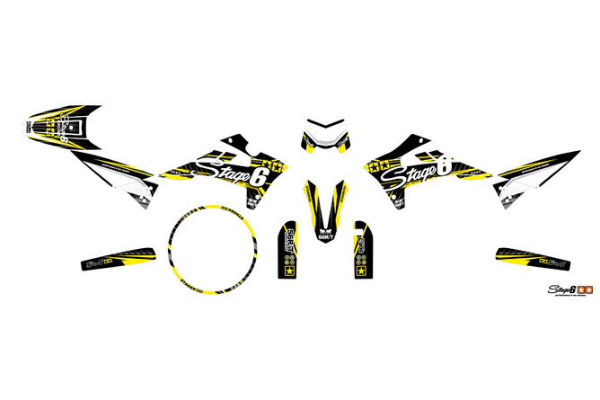 Graphic Kit Fantic XM 50 2017 - 2022 Stage6 Yellow