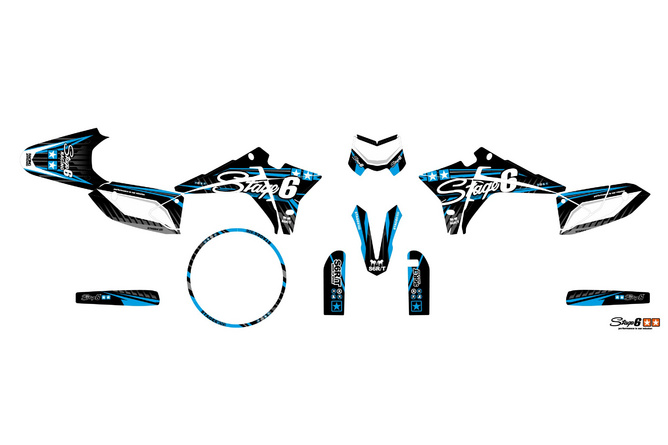 Dekor Kit Fantic XM 50 ab 2023 Stage6 Blau