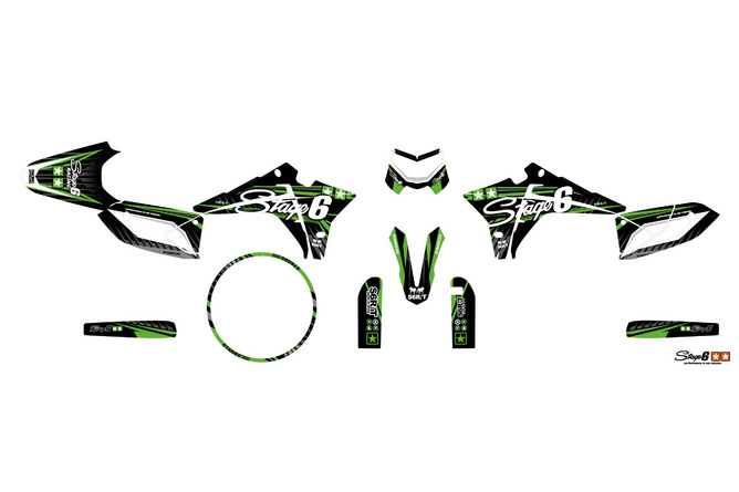 Graphic Kit Fantic XM 50 after 2023 Stage6 Green
