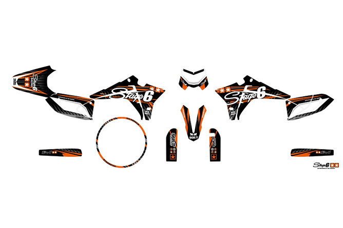 Graphic Kit Fantic XM 50 after 2023 Stage6 Orange