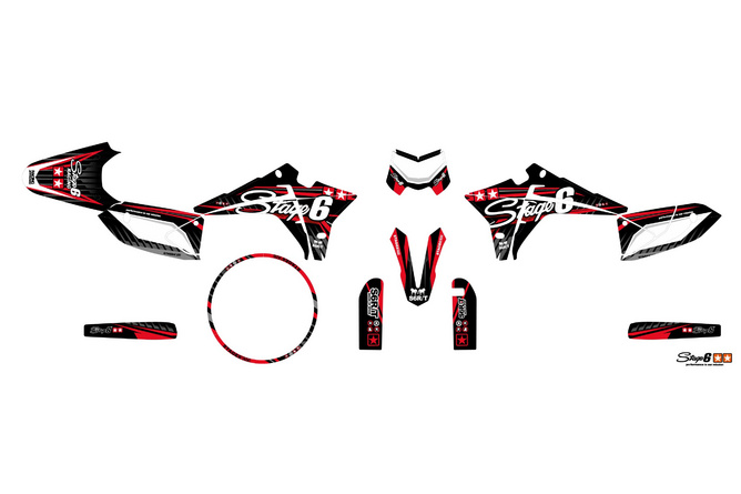 Graphic Kit Fantic XM 50 after 2023 Stage6 Red
