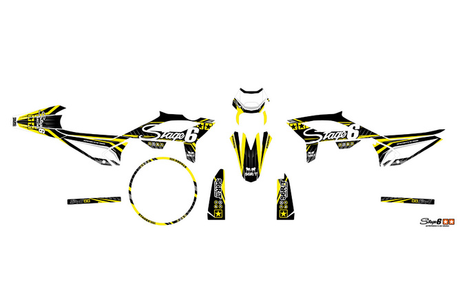 Graphic Kit Beta RR after 2021 Stage6 Yellow