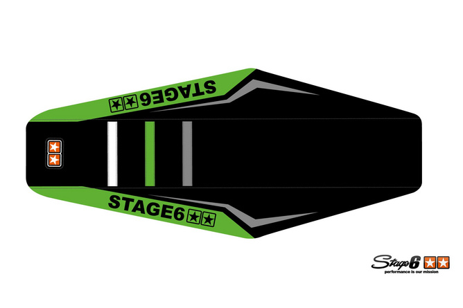 Sitzbezug Sherco SM-R 50 ab 2013 Stage6 Full Covering Grün
