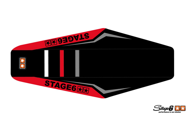 Sitzbezug Fantic XM 50 ab 2017 Stage6 Full Covering Rot