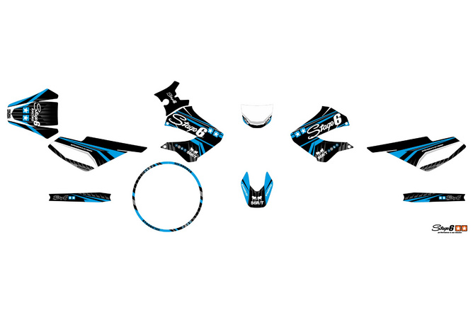 Graphic Kit Derbi X-Treme 2006 - 2010 Stage6 Blue