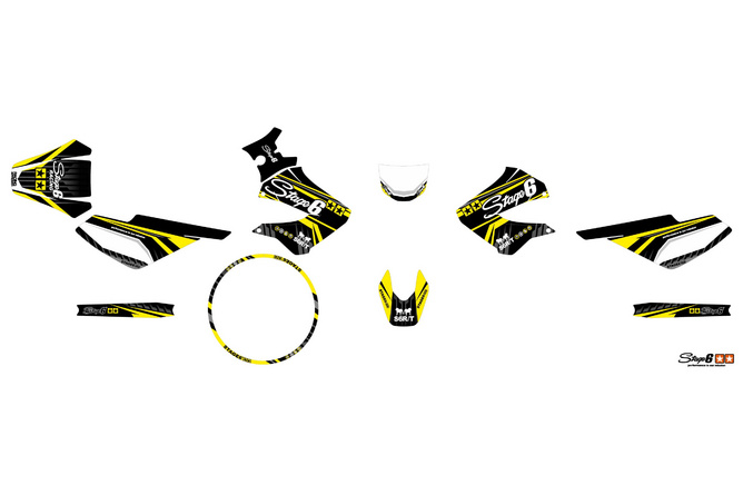 Graphic Kit Derbi X-Treme 2006 - 2010 Stage6 Yellow