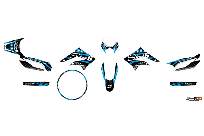 Graphic Kit Derbi X-Treme 2011 - 2017 Stage6 Blue