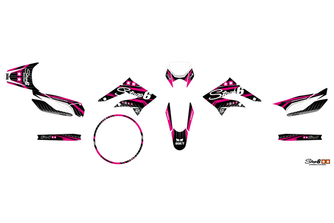 Kit Deco Derbi X-Treme 2011 - 2017 Stage6 Rosa