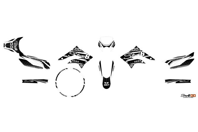 Kit Deco Derbi X-Treme 2011 - 2017 Stage6 Blanco