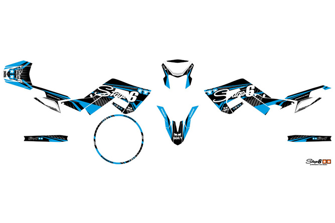 Graphic Kit Derbi X-Treme 2018 - 2020 Stage6 Blue