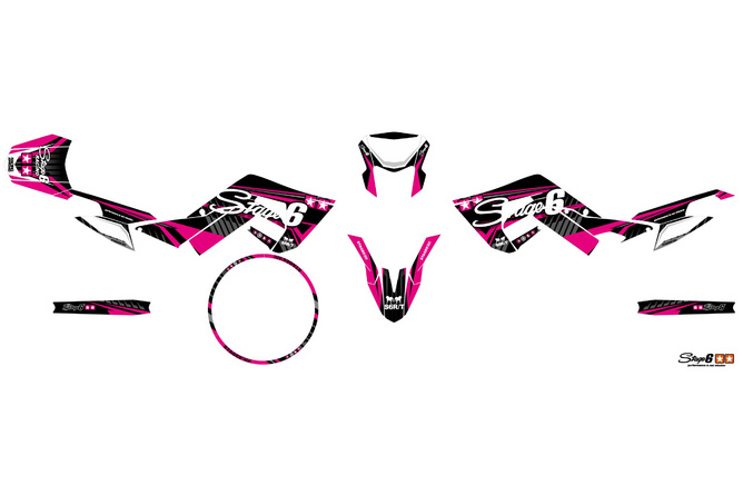 Graphic Kit Derbi X-Treme 2018 - 2020 Stage6 Pink