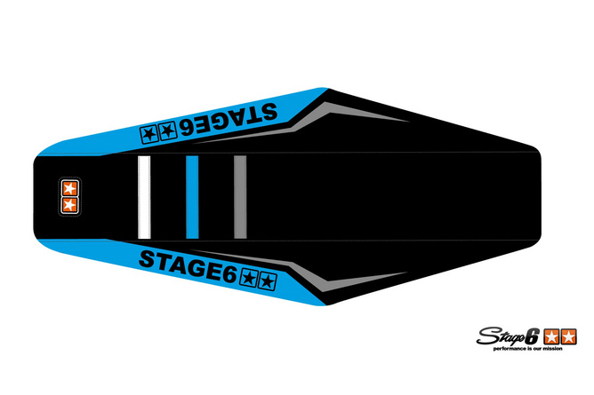 Sitzbezug Derbi X-Treme 2011 - 2017 Stage6 Full Covering Blau