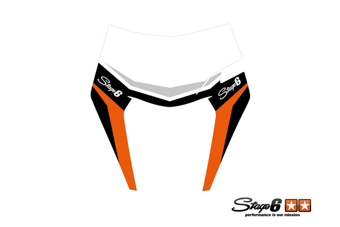 Dekor Lichtmaske KTM EXC Stage6 orange