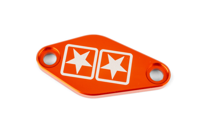 Ölpumpendeckel Stage6 MK2 orange AM6 / Derbi