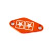 Oil Pump Cover Stage6 MK2 orange AM6 / Derbi