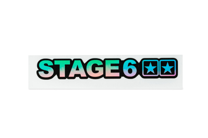 Sticker holographique Stage6 105x100mm