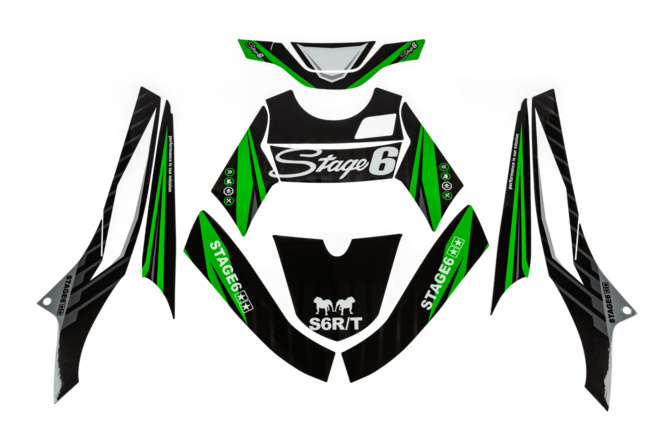 Graphic Kit Yamaha BWs after 2004 Stage6 Green