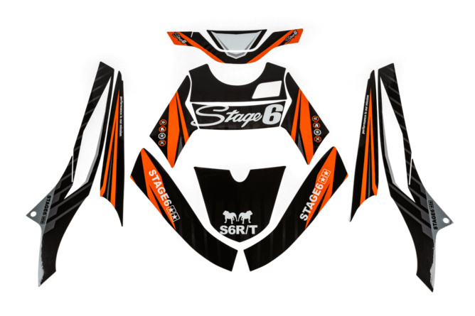 Graphic Kit Yamaha BWs after 2004 Stage6 Orange