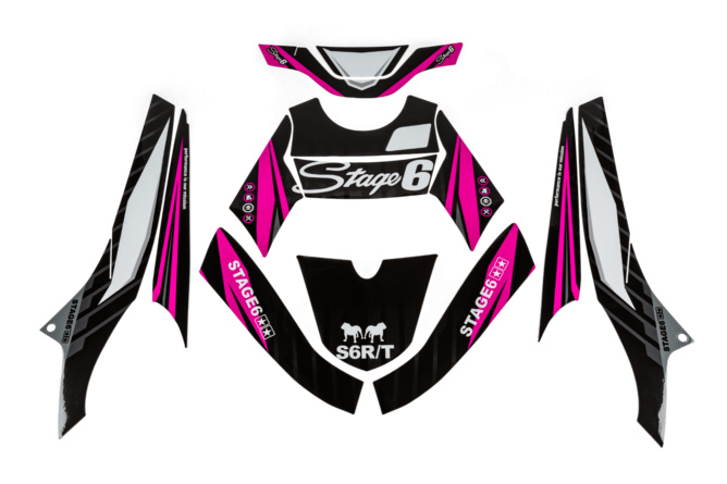 Dekor Kit Yamaha BWs ab 2004 Stage6 Pink