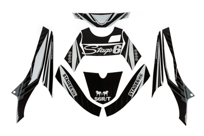 Graphic Kit Yamaha BWs after 2004 Stage6 Blanc