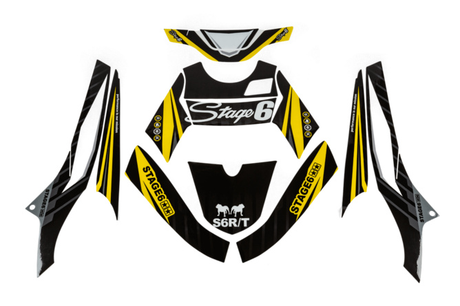 Graphic Kit Yamaha BWs after 2004 Stage6 Yellow