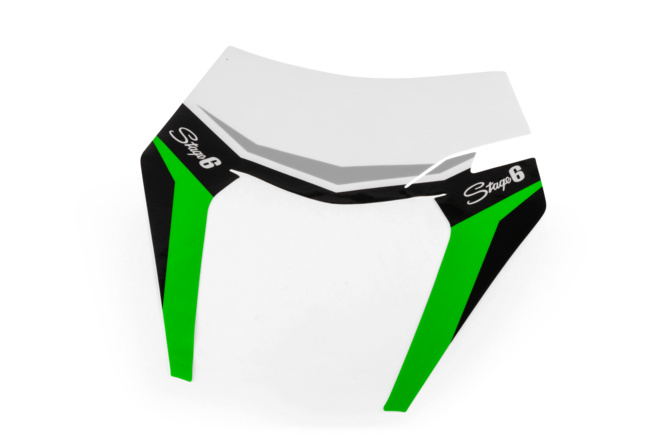 Grafica maschera faro KTM EXC Stage6 verde