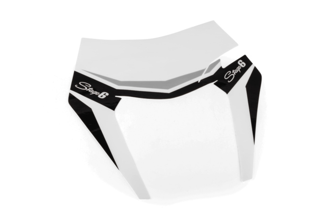 Grafica maschera faro KTM EXC Stage6 bianco