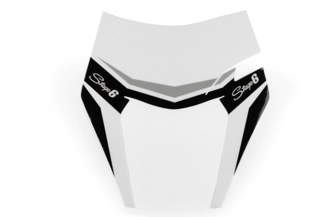 Kit déco plaque phare KTM EXC Stage6 Blanc