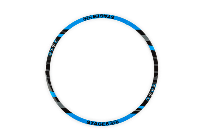 Set adesivo cerchione Scooter 12" Stage6 Blu