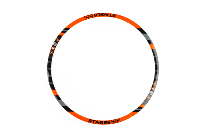 Set adesivo cerchione Scooter 12" Stage6 Arancione