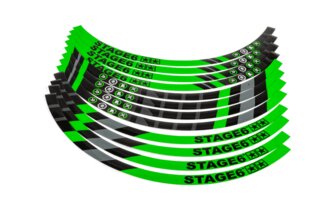 Set adesivo cerchione Moto 17" Stage6 Verde