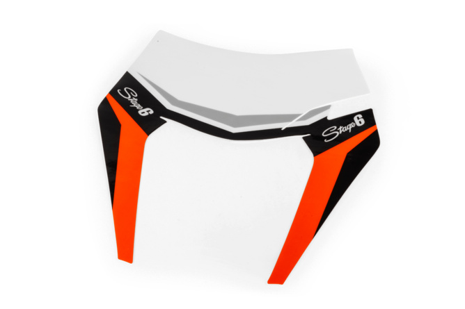 Kit déco plaque phare KTM EXC Stage6 Orange