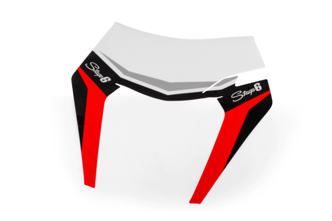 Kit déco plaque phare KTM EXC Stage6 Rouge