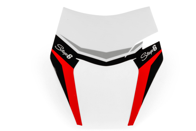 Grafica maschera faro KTM EXC Stage6 rosso