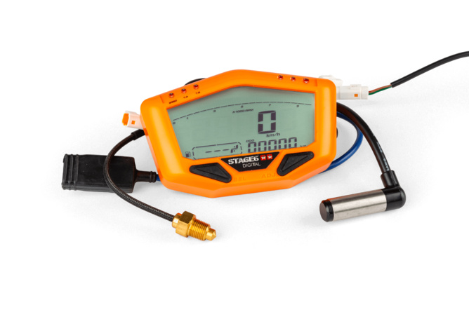 Velocímetro Digital Multifunción Stage6 R/T MK2 Naranja