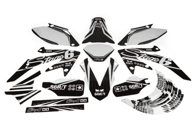 Graphic Kit Honda HM 50 Stage6 Blanc