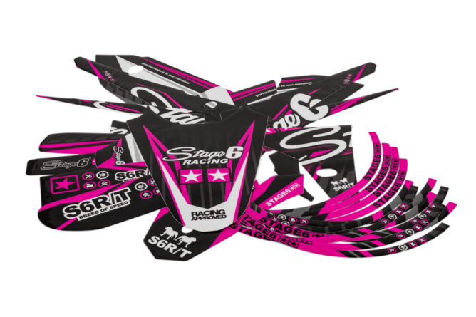 Graphic Kit Fantic XM 50 after 2023 Stage6 Pink