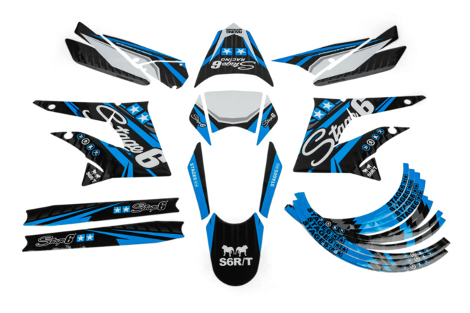 Dekor Kit Derbi X-Treme 2011 - 2017 Stage6 Blau
