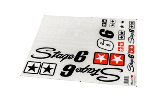 Planche de stickers A2 Stage6 Blanc