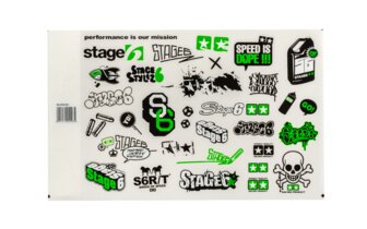 Planche de stickers Stage6 A4 Vert