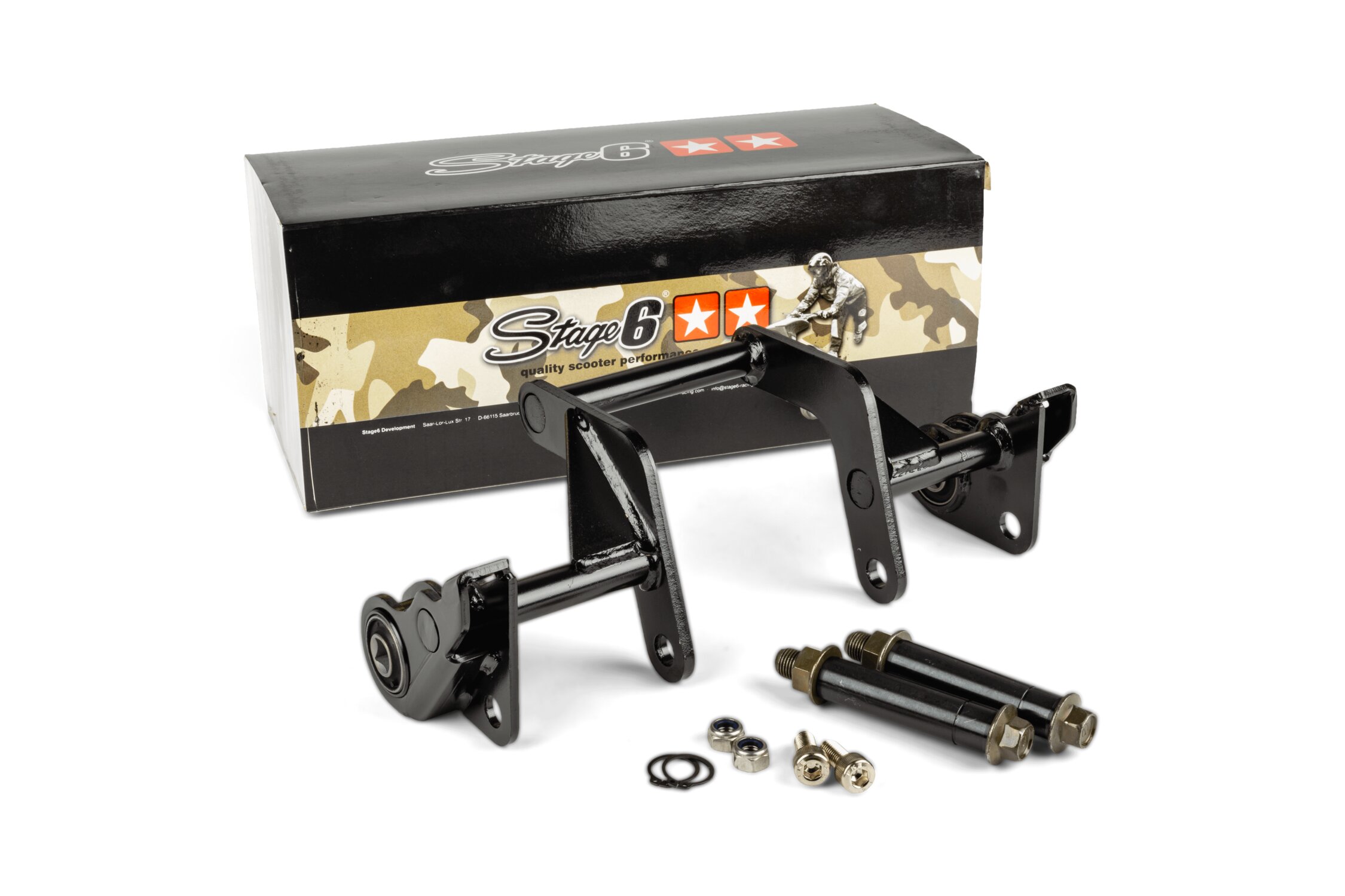 Subframe Stage6 MK2 (carb over rear wheel) Yamaha Aerox