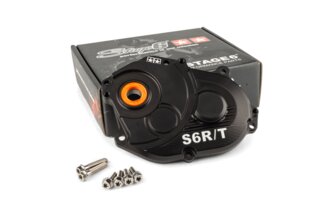 Cárter de Transmisión Yamaha BWS Stage6 R/T Negro + Tornillos Titanio