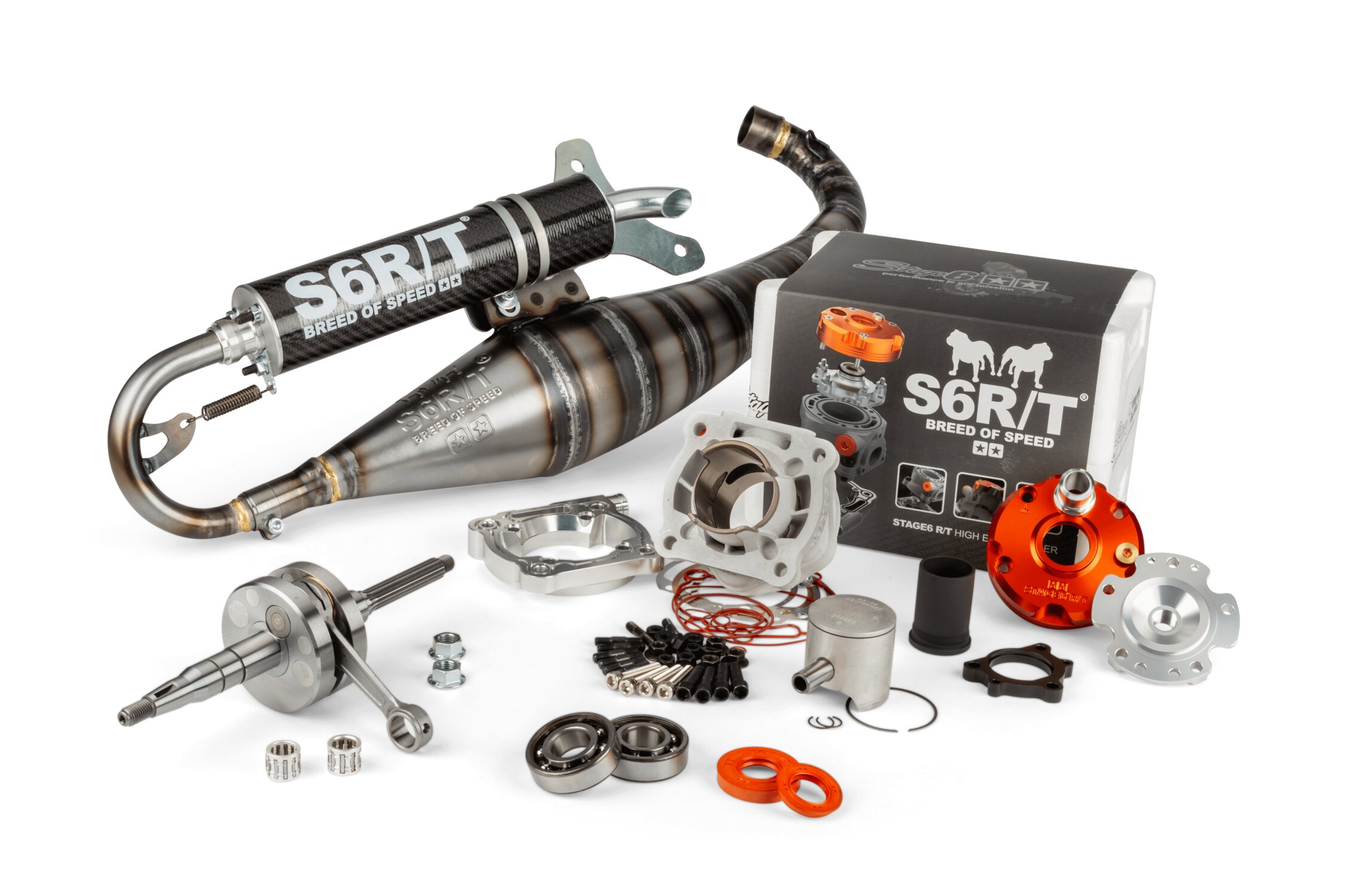 Tuning Kit cylinder - crankshaft - exhaust Stage6 R/T 70 Minarelli